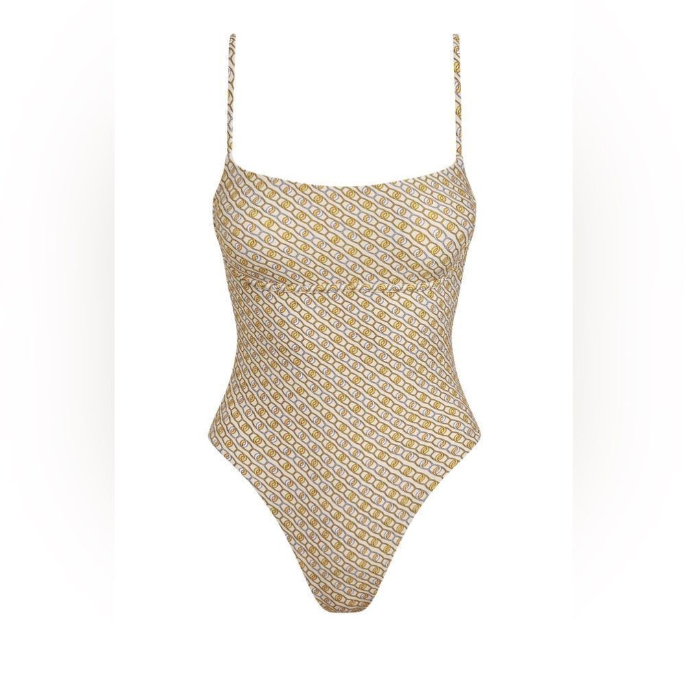 MONDAY SWIMWEAR SAUSALITO ONE PIECE - SUN LYNX GEO SIZE LARGE - Worn once!